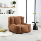 Comfortable Bean Bag for Adults and Children, Super Soft Lazy Sofa Chair with Foam and Ottoman