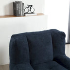 Comfortable Bean Bag for Adults and Children, Super Soft Lazy Sofa Chair with Foam and Ottoman