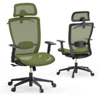 FlexiSpot Ergonomic Office Desk Chair 360 Swivel Height Adjustable Mesh Chair Adjustable Headrest, Lumbar Support, Armrest