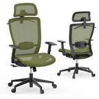 FlexiSpot Ergonomic Office Desk Chair 360 Swivel Height Adjustable Mesh Chair Adjustable Headrest, Lumbar Support, Armrest