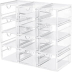 Desk Organizers And Accessories With 13 Drawers - 12.4 D x 9.84 W x 7 H