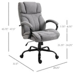 Big & Tall Office Chair w/Wide Seat,Ergonomic Executive Computer Chair
