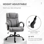 Big & Tall Office Chair w/Wide Seat,Ergonomic Executive Computer Chair