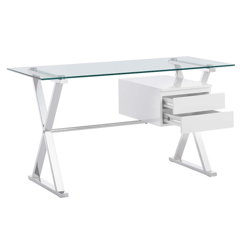 Sector 56  Glass Top Glass Office Desk