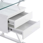 Sector 56  Glass Top Glass Office Desk
