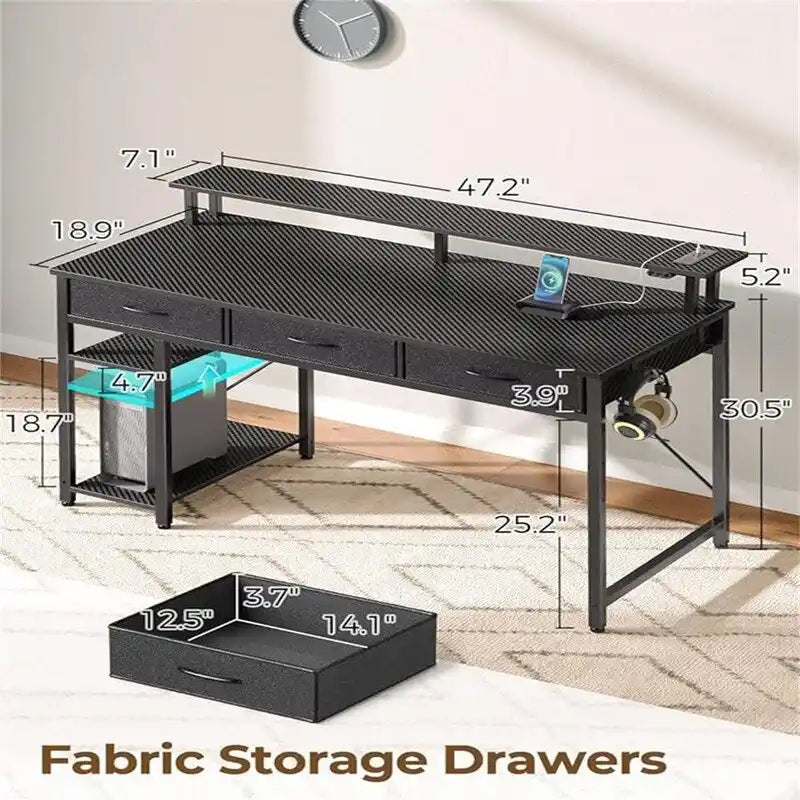 Computer Desk with Power