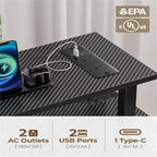 Computer Desk with Power