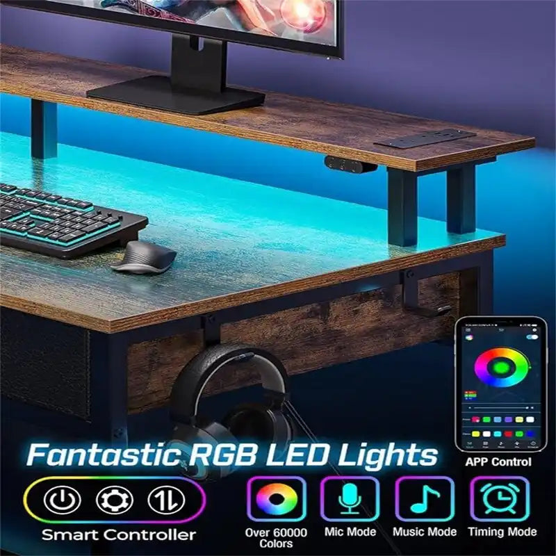 Computer Desk with Power