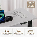 Computer Desk with Power