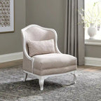 Magnolia Manor Antique White Upholstered Accent Chair