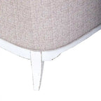 Magnolia Manor Antique White Upholstered Accent Chair