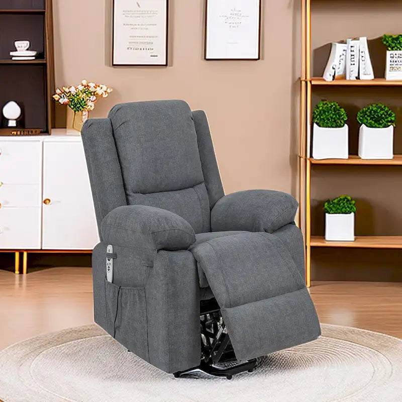 Heavy Duty Large Power Lift Recliner with Massage and Heating for Elderly