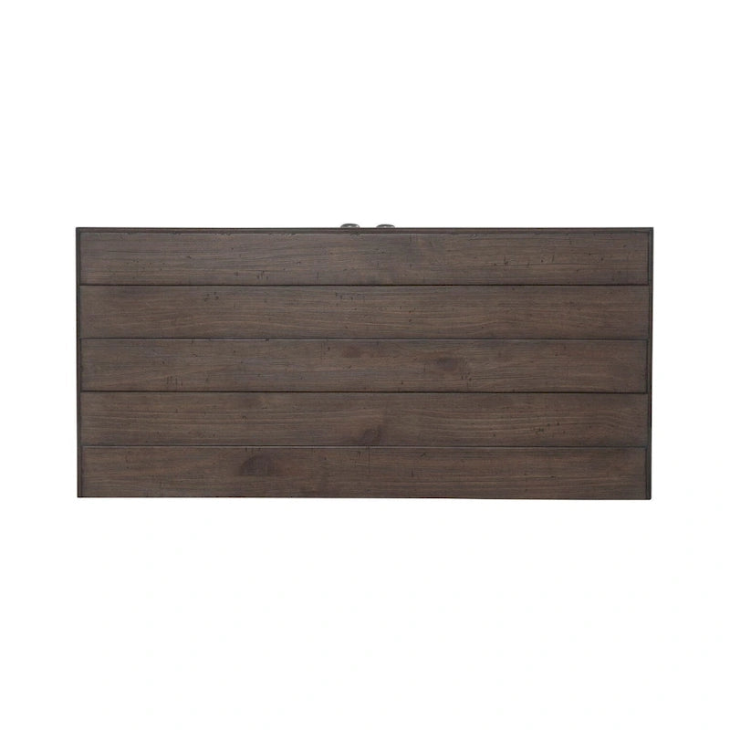 River Place Riverstone White & Tobacco Accent Cabinet