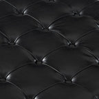 Large Square Storage Ottoman Upholstered Button Tufted Coffee Table - 30 W x 30 D x 18 H.