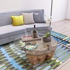 36  Inch Round Tempered Glass Table Top Clear Glass 1/4  Inch Thick Flat Polished Edge