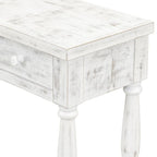 Retro Senior Console Table for Hallway Living Room Bedroom with 4 Storage Drawers and 1 Shelf