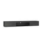 Floating TV Stand Wall Mounted with 20 Color LEDs for 55 60 65 Inch TV