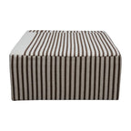 Wool Kilim Upholstered Coffee Table Ottoman