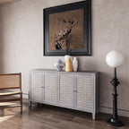 Accent Cabinet 4 Door Wooden Cabinet Sideboard Buffet Server Cabinet