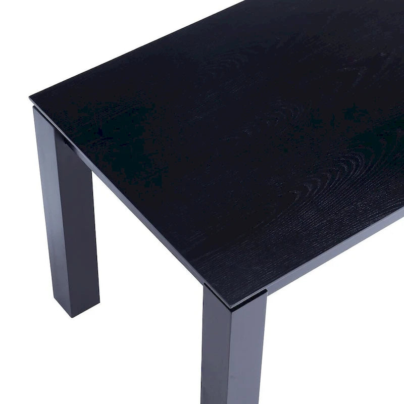 Manhattan Comfort Rockaway Modern 70.86 Solid Wood Dining Table