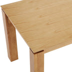 Manhattan Comfort Rockaway Modern 70.86 Solid Wood Dining Table