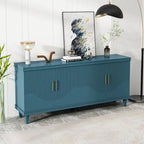 70.07 Large Size 4-Door Cabinet, Same as Living Room, Kitchen, Bedroom, Hallway ,Olive Green,Navy Blue,Peacock Blue