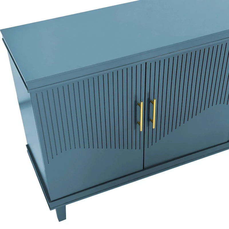 70.07 Large Size 4-Door Cabinet, Same as Living Room, Kitchen, Bedroom, Hallway ,Olive Green,Navy Blue,Peacock Blue