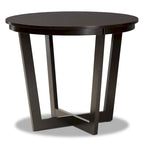 Telma Modern and Contemporary 5-Piece Wood Dining Set-Grey/Dark Brown