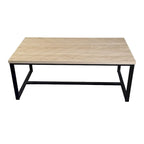 Bali Coastal Modern Coffee Table Natural Wood Top