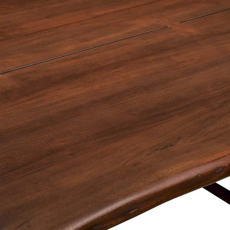 Viggo 74  Live Edge Acacia Wood Dining Table