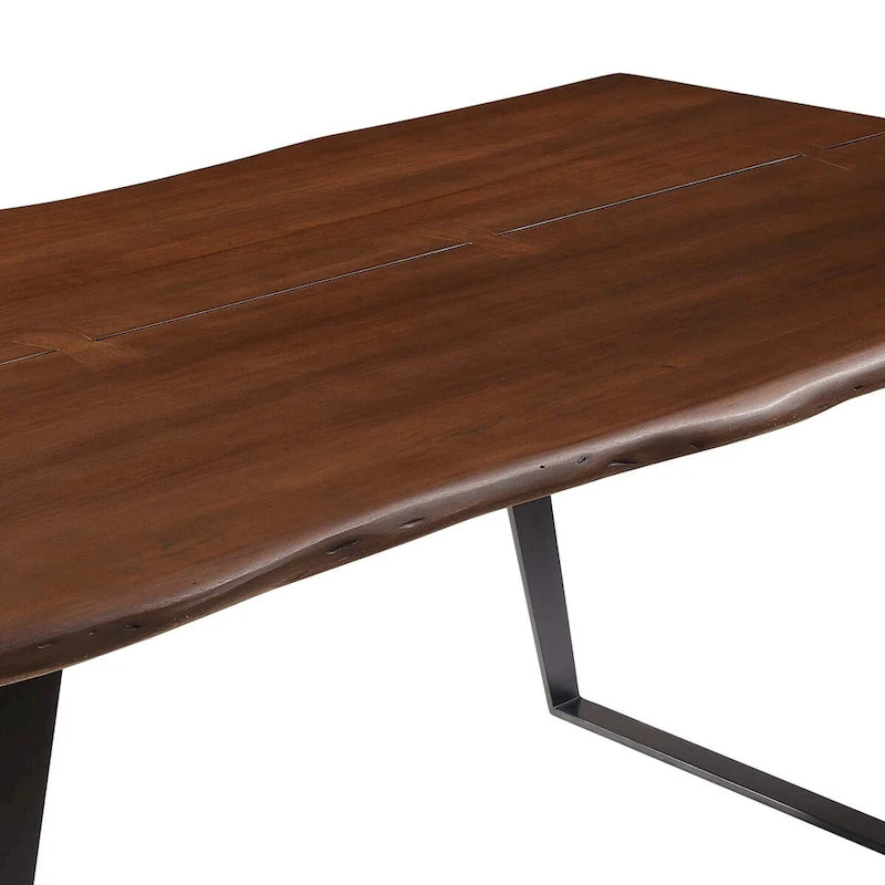 Viggo 74  Live Edge Acacia Wood Dining Table