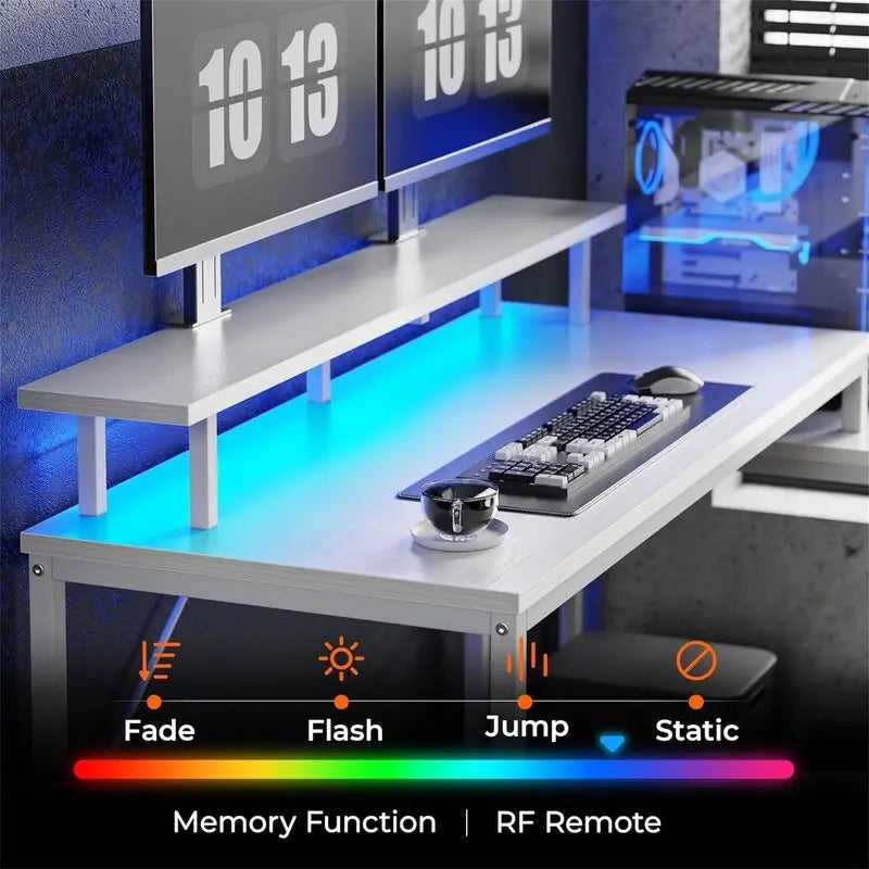 Reversible L Shaped Computer Desk