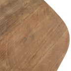 Lydia 102  Wide Teak Dining Table, Black