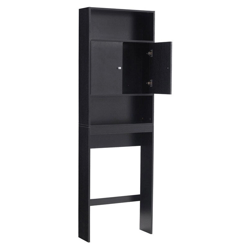 Home Bathroom Shelf Over-The-Toilet, Bathroom Storage Cabinet Organizer Space Saver