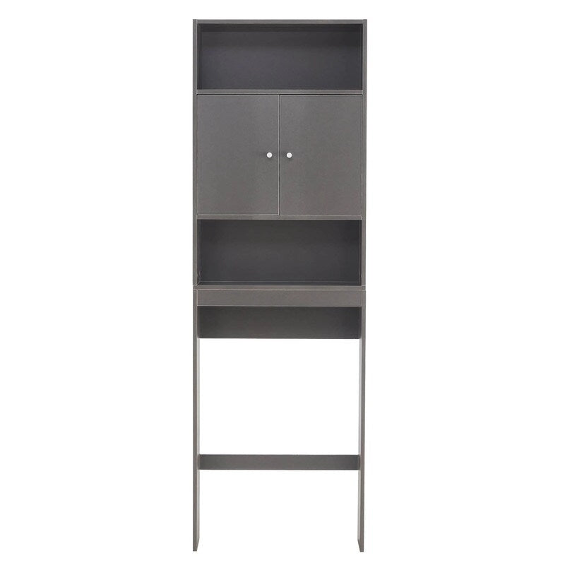 Home Bathroom Shelf Over-The-Toilet, Bathroom Storage Cabinet Organizer Space Saver