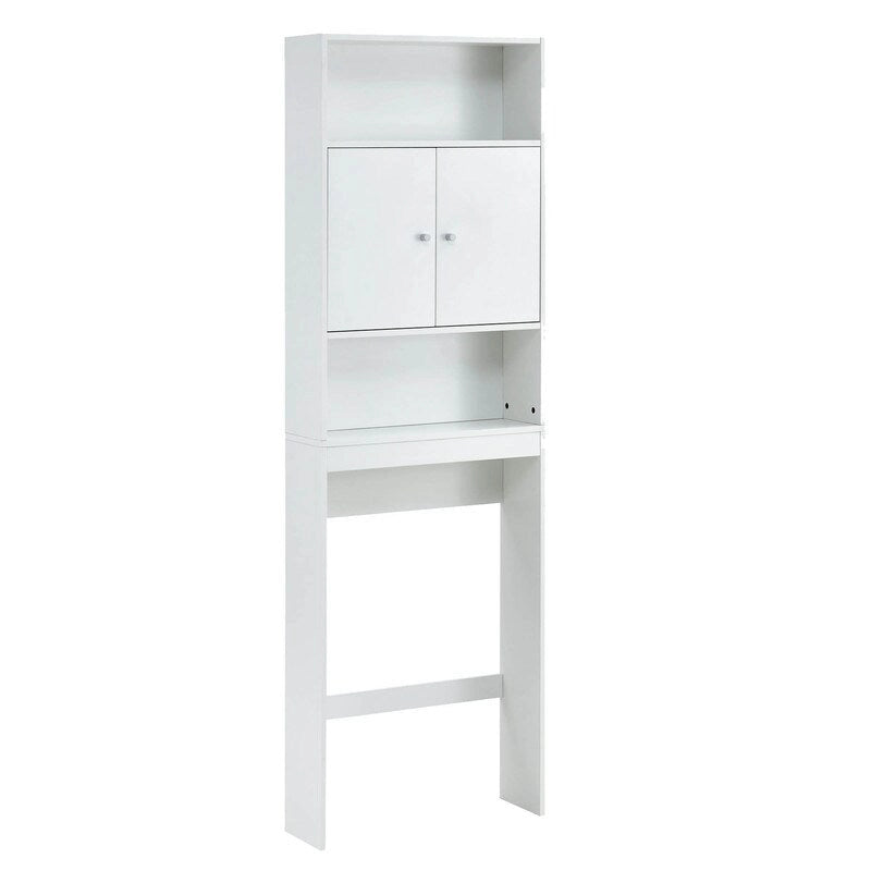 Home Bathroom Shelf Over-The-Toilet, Bathroom Storage Cabinet Organizer Space Saver