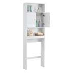 Home Bathroom Shelf Over-The-Toilet, Bathroom Storage Cabinet Organizer Space Saver