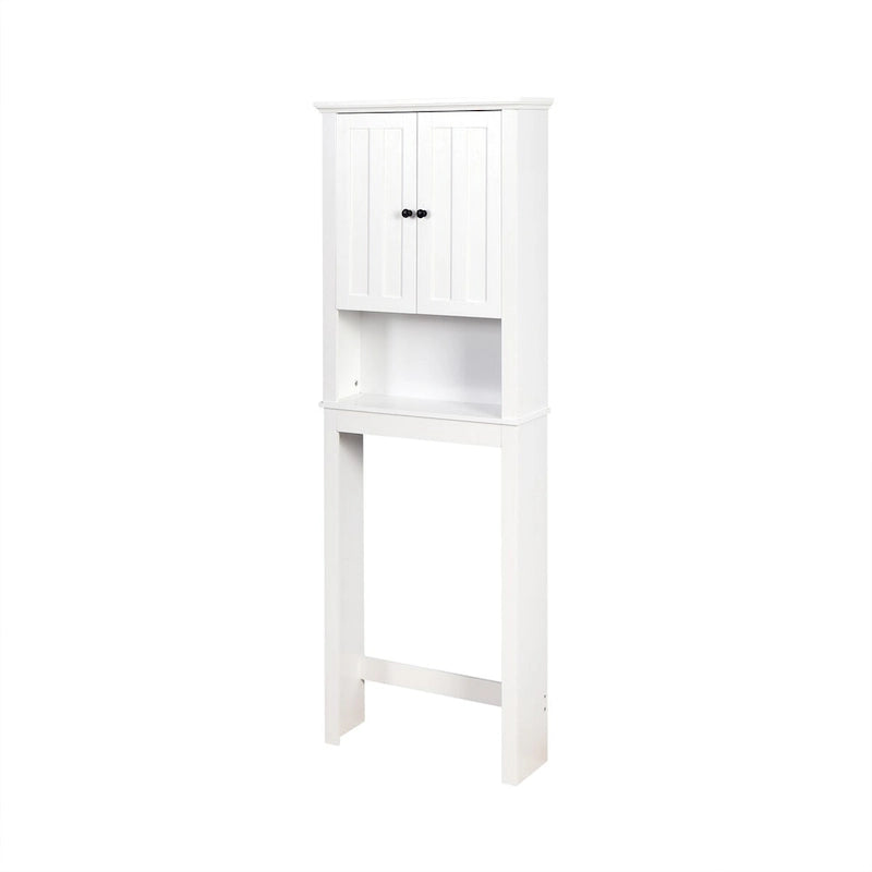 Bathroom Wooden Storage Cabinet Over-The-Toilet Space Saver - 23.62 x 7.72 x 67.32 inch