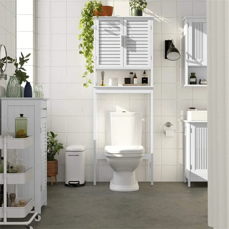 Over the Toilet Storage Cabinet - 9.1 D x 23.6 W x 68.1 H