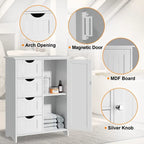 Bathroom Storage Cabinet - 11.9 D x 21.9 W x 32 H