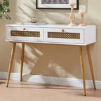 41.9  Wood 2-Drawer Entryway Console Table