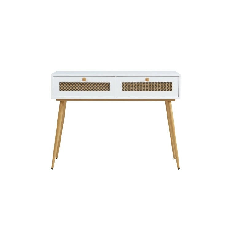 41.9  Wood 2-Drawer Entryway Console Table
