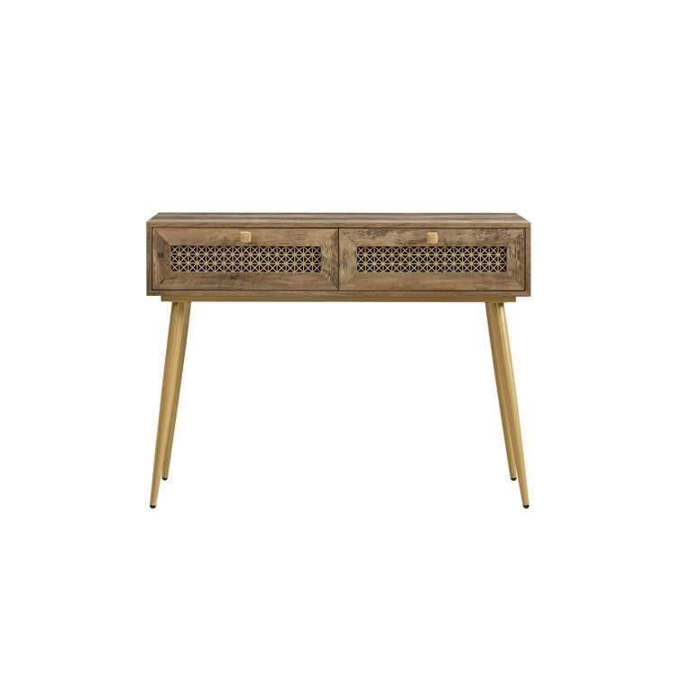 41.9  Wood 2-Drawer Entryway Console Table