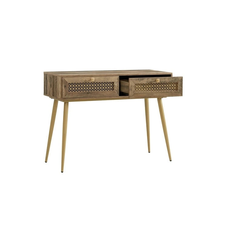 41.9  Wood 2-Drawer Entryway Console Table