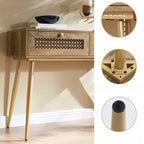 41.9  Wood 2-Drawer Entryway Console Table