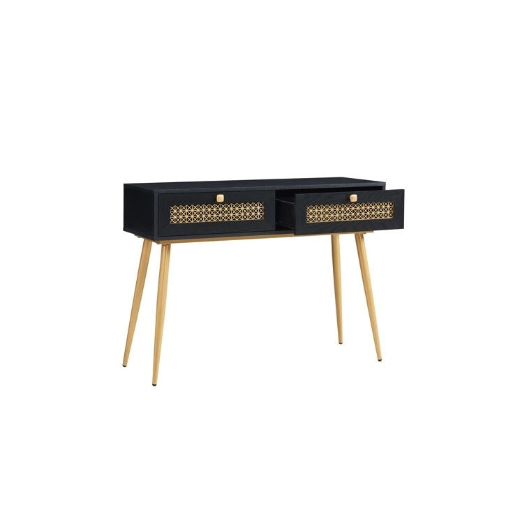 41.9  Wood 2-Drawer Entryway Console Table