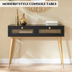 41.9  Wood 2-Drawer Entryway Console Table