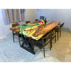 Kanab Creek 90  Epoxy Dining Table