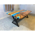 Kanab Creek 90  Epoxy Dining Table
