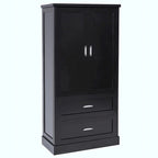 64  Tall Bathroom Storage Cabinet with Two Doors, Drawers